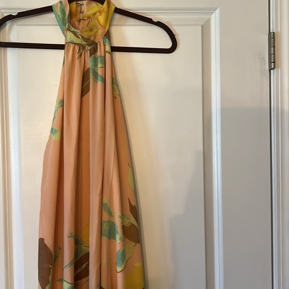 ASOS High Neck Split Back Floral Maxi Dress​ - Picture 3 of 5